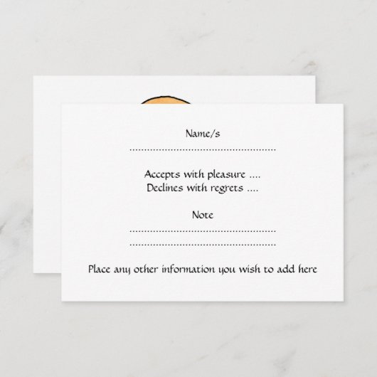 Cartons Réponse Lion. (Devant / Derrière)