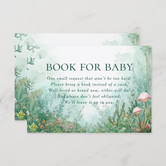 Cartons Réponse Livre de contes de forêt enchantée pour bébé (Devant / Derrière)