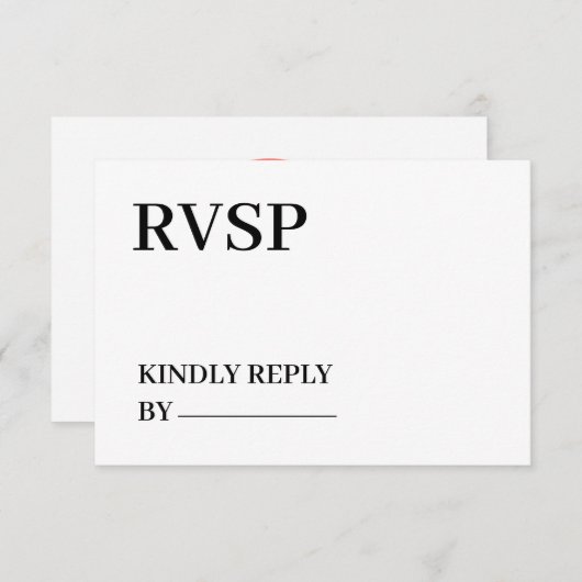 Cartons Réponse Logo personnalisé - Pas de Merci de commande minim (Devant / Derrière)