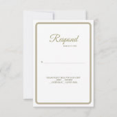 Cartons Réponse L'or personnalisé et la première sainte communion (Dos)