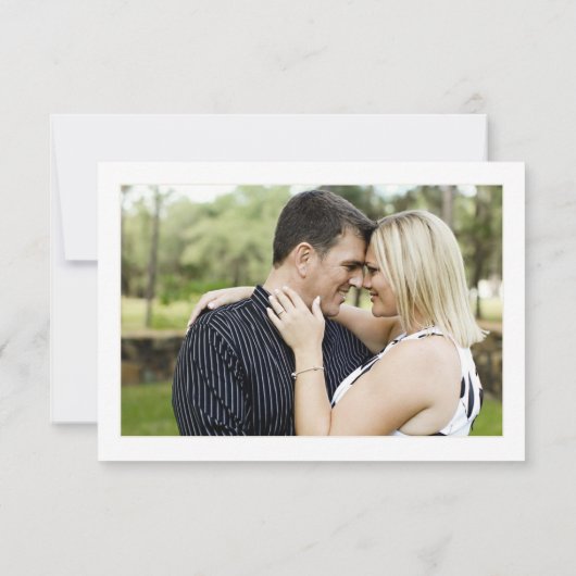 Cartons Réponse Lumières de la forêt enchantée Mariage Photo (Dos)