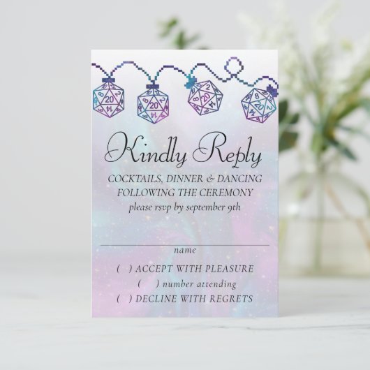 Cartons Réponse Luminateurs RPG | Nebula Imaginaire Tabletop Gamer (Debout devant)