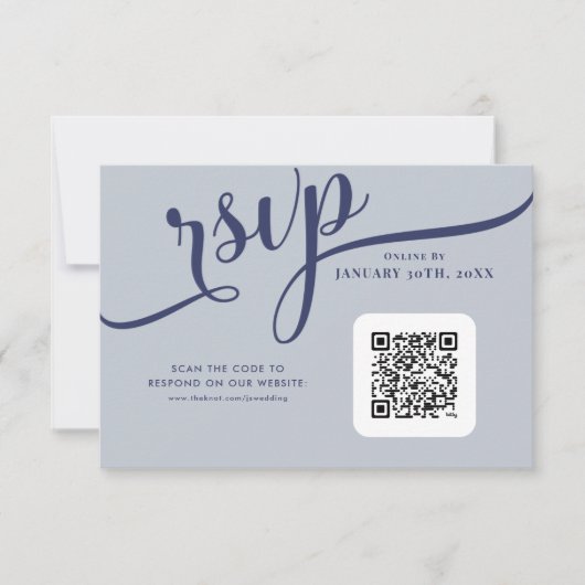 Cartons Réponse Lune botanique | Mariage floral gothique (Devant)