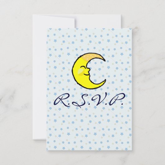 Cartons Réponse Lune et étoiles (Devant)