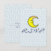 Cartons Réponse Lune et étoiles (Devant / Derrière)