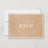 Cartons Réponse Lustre sur papier marron (Dos)