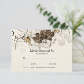 Cartons Réponse Luxe Floral (Debout devant)