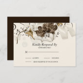 Cartons Réponse Luxe Floral (Devant / Derrière)