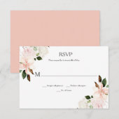 Cartons Réponse Lys roses et blancs, Magnolias, Peonies (Devant / Derrière)