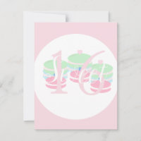 Macarons Quince Sweet 16 Pastel 