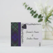 Cartons Réponse MacCallum Scottish Tartan Heart Design (Debout devant)