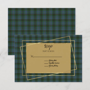 Cartons Réponse MacInnis Tartan Plaid Mariage