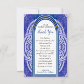 Cartons Réponse Mandalas en Merci bleu néerlandais mixte (Devant)