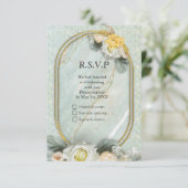 Cartons Réponse Mandalas vert clair, jaune et blanc (Debout devant)