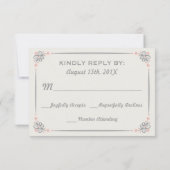 Cartons Réponse Mangez Boire et être marié Mariage R.S.V.P. (Dos)