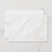 Cartons Réponse Marbre Blanc (Dos)