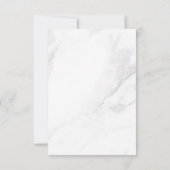 Cartons Réponse Marbre Blanc (Dos)