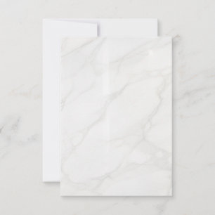 Cartons Réponse Marbre Blanc