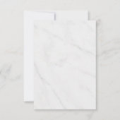 Cartons Réponse Marbre blanc (Devant)