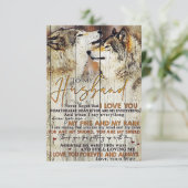 Cartons Réponse Mari À Mon Mari Je T'Aime (Debout devant)