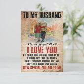 Cartons Réponse Mari À Mon Mari N'oublie Jamais (Debout devant)