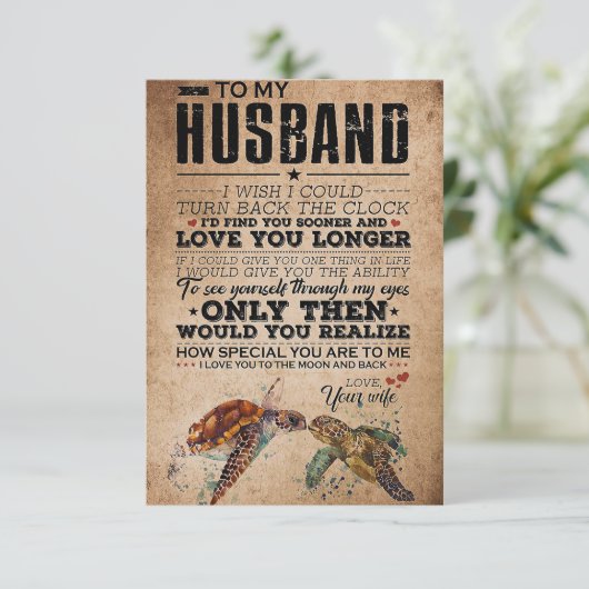 Cartons Réponse Mari À Mon Mari Vous Aimez Plus Longtemps (Debout devant)