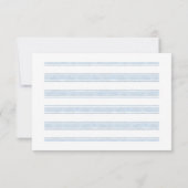 Cartons Réponse Mariage alimentaire italien à main (Dos)