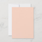 Cartons Réponse Mariage Art Déco de Conte de Fées (Dos)
