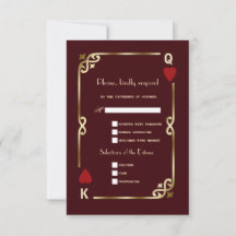 Mariage Art Déco Glam Casino Or Bourgogne Profond