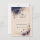 Cartons Réponse Mariage Astrologie Sombre (Devant)