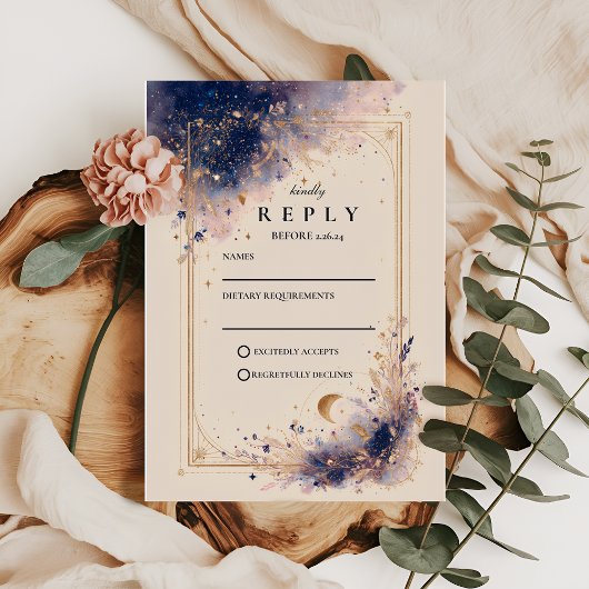Cartons Réponse Mariage Astrologie Sombre