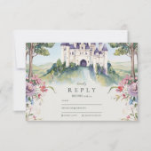 Cartons Réponse Mariage au Jardin Féerique de Castlecore (Devant)