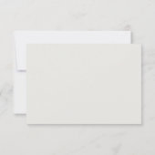 Cartons Réponse Mariage au Jardin Féerique de Castlecore (Dos)