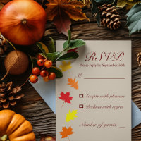Mariage aux feuilles d'automne