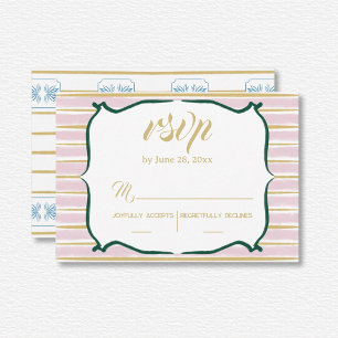 Cartons Réponse Mariage blanc Lotus