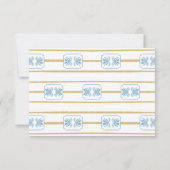 Cartons Réponse Mariage blanc Lotus (Dos)