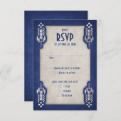 Cartons Réponse Mariage bleu Geek de jeu vidéo (Devant / Derrière)