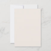 Cartons Réponse Mariage Bohème Fleur Orange Bleu Beige (Dos)