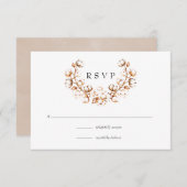 Cartons Réponse Mariage Boho Cotton (Devant / Derrière)