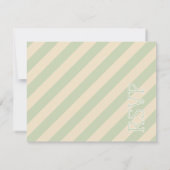 Cartons Réponse Mariage Boho Super coloré rétro (Dos)