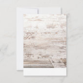 Cartons Réponse Mariage campagnard (carte RSVP) (Dos)