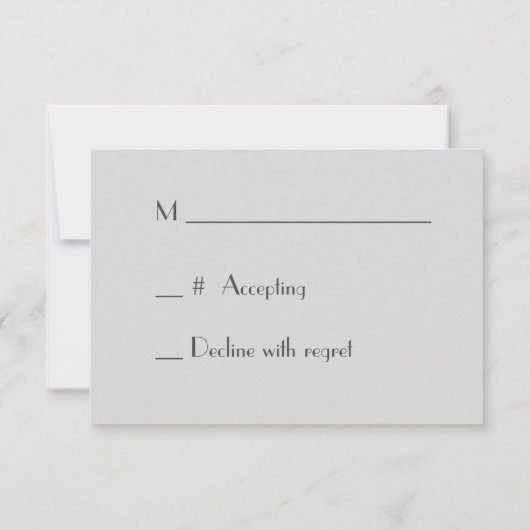 Cartons Réponse Mariage cardiaque du tableau de bord (Dos)