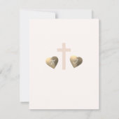 Cartons Réponse Mariage Catholique de Grâce (Dos)