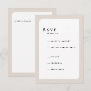 CARTONS RÉPONSE MARIAGE CERCLE CHIC
