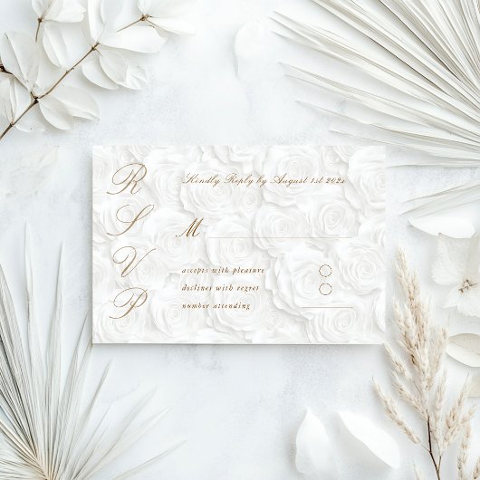 Cartons Réponse Mariage classique