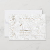Cartons Réponse Mariage classique (Devant)