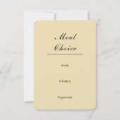 Cartons Réponse Mariage Classique avec Cadre Orné (Dos)