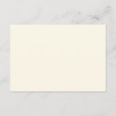Cartons Réponse Mariage Code QR Monogramme Jaune Beurre Moderne (Dos)