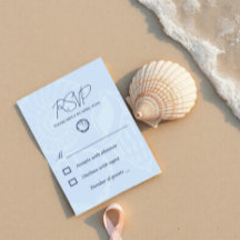 Mariage Coquilles de Mer Bleu Côtiers