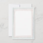 Cartons Réponse Mariage d'aquarelle rose et bleu (Dos)